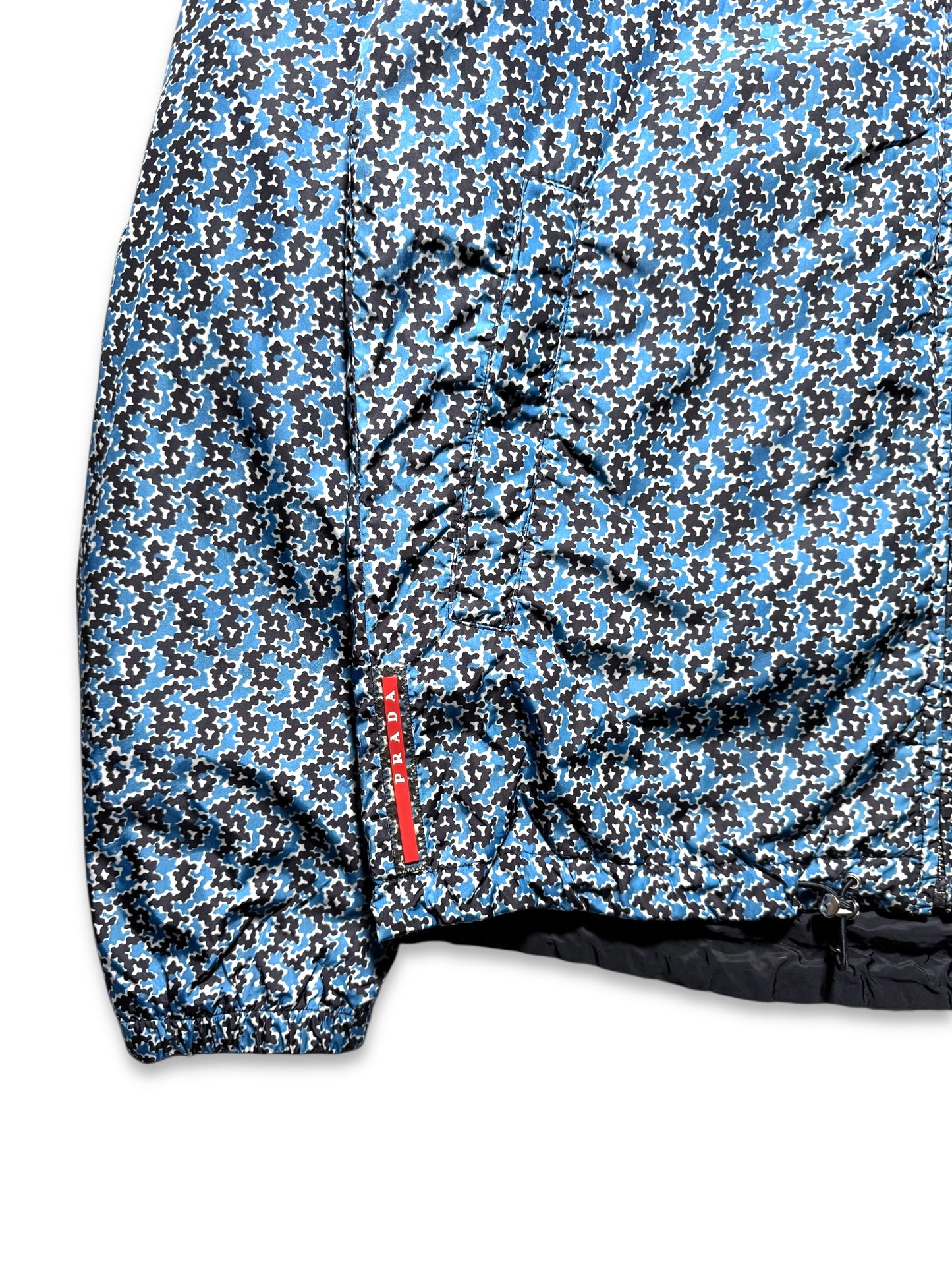 SS16' Prada Linea Rossa Reversible Nylon Hooded Jacket