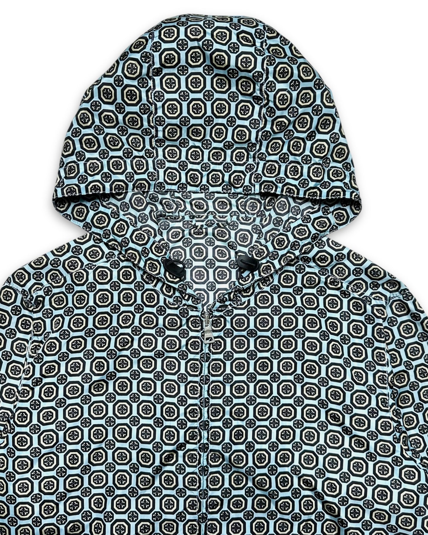 SS11' Prada Sport Nylon Shimmer Persian Pattern Jacket