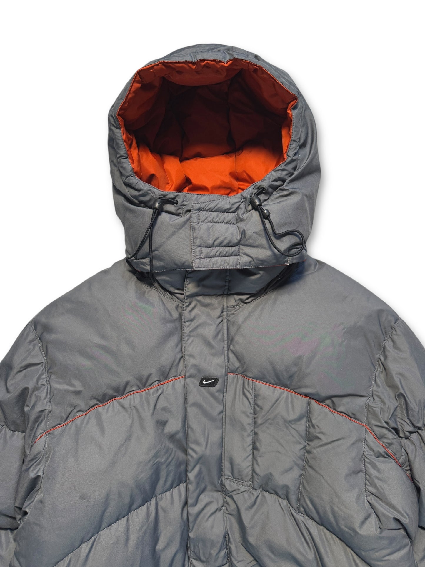 Early 2000's Nike Centre Swoosh Puffer Jacket