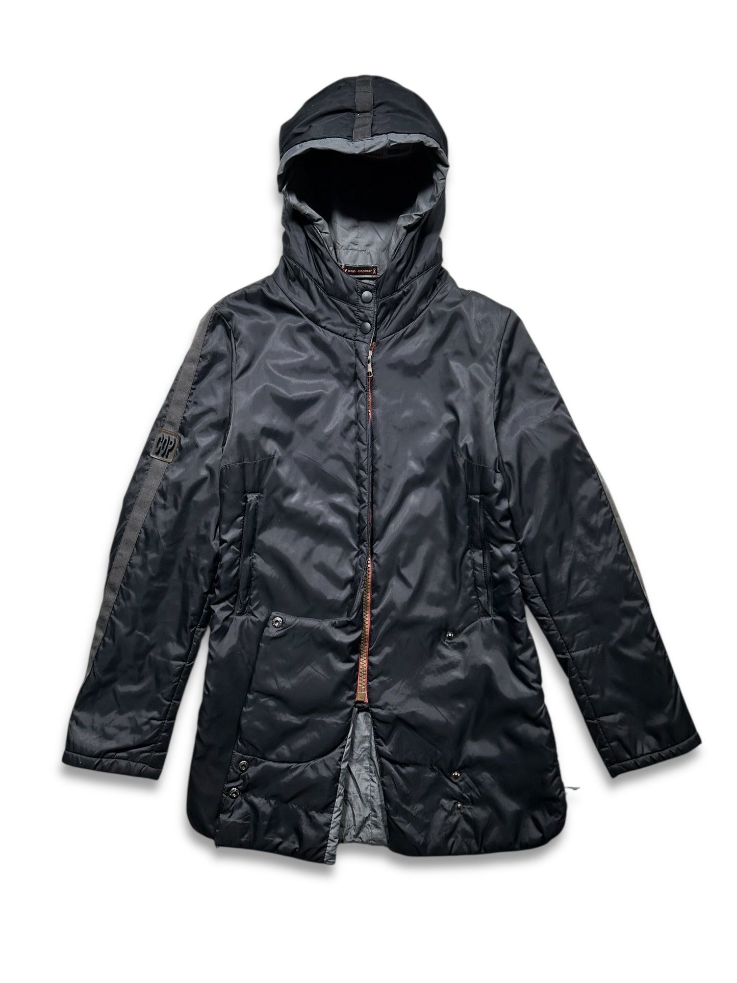 Early 2000's Cop Copine Asymmetric Fastening Nylon Shell Jacket