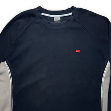 Load image into Gallery viewer, Early 2000&#39;s Nike Ribbed Cotton Midnight Navy Crewneck - Extra Large / Extra Extra Large