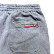 画像をギャラリービューアに読み込む, Prada Linea Rossa Grey Jogger Shorts - Small