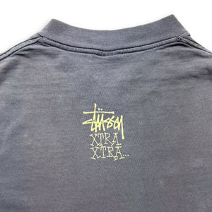 Late 90's Stüssy Washed Grey Xtra Tee - Small