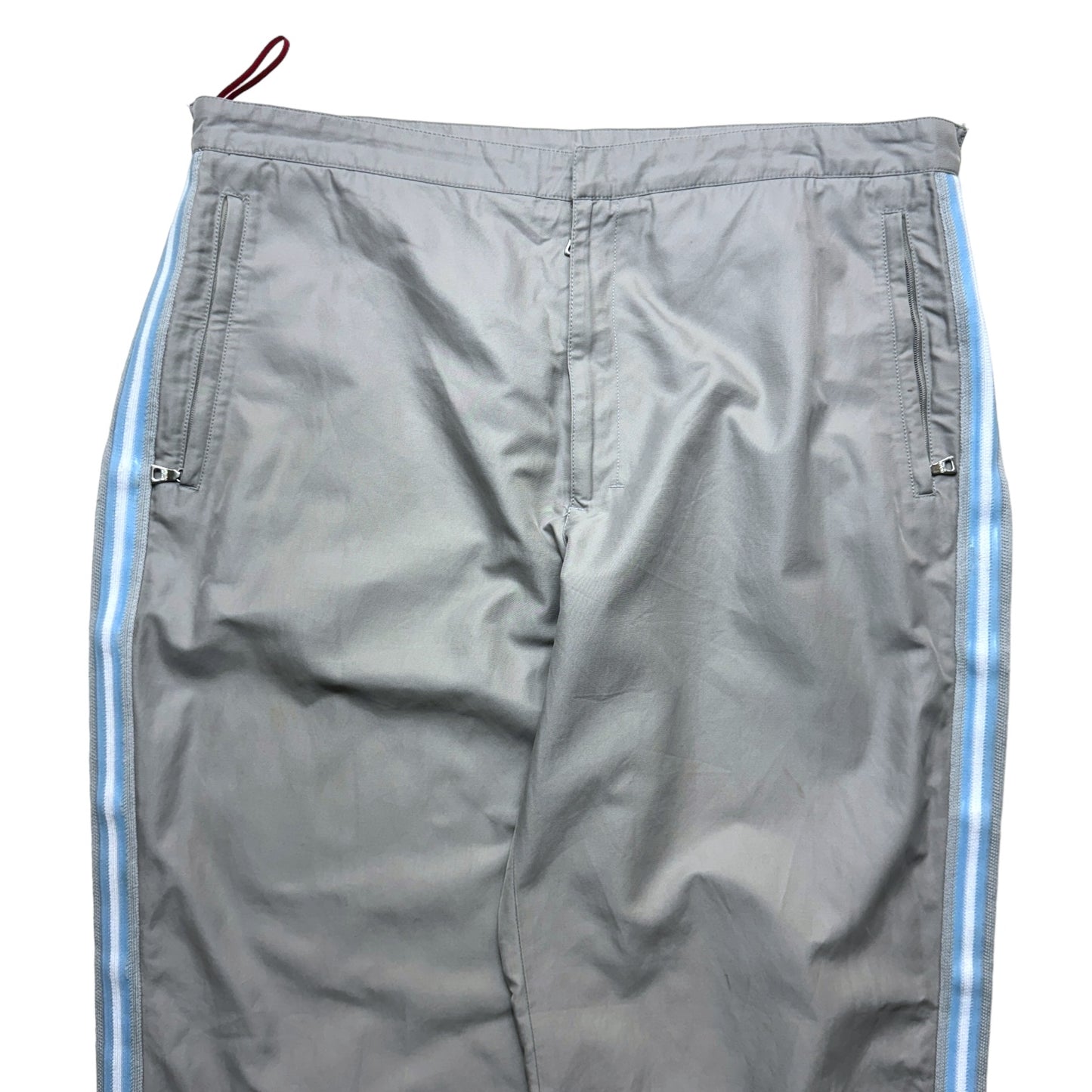 SS00' Prada Silicon Side Stripe Light Grey Pant