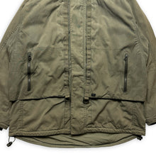 画像をギャラリービューアに読み込む, 00&#39;s Levi&#39;s Waxed Cotton Olive Stash Pocket Technical Jacket - Large / Extra Large
