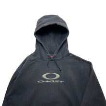Carica l&#39;immagine nel visualizzatore di Gallery, Early 2000&#39;s Oakley Black Washed Out Hoodie - Large / Extra Large