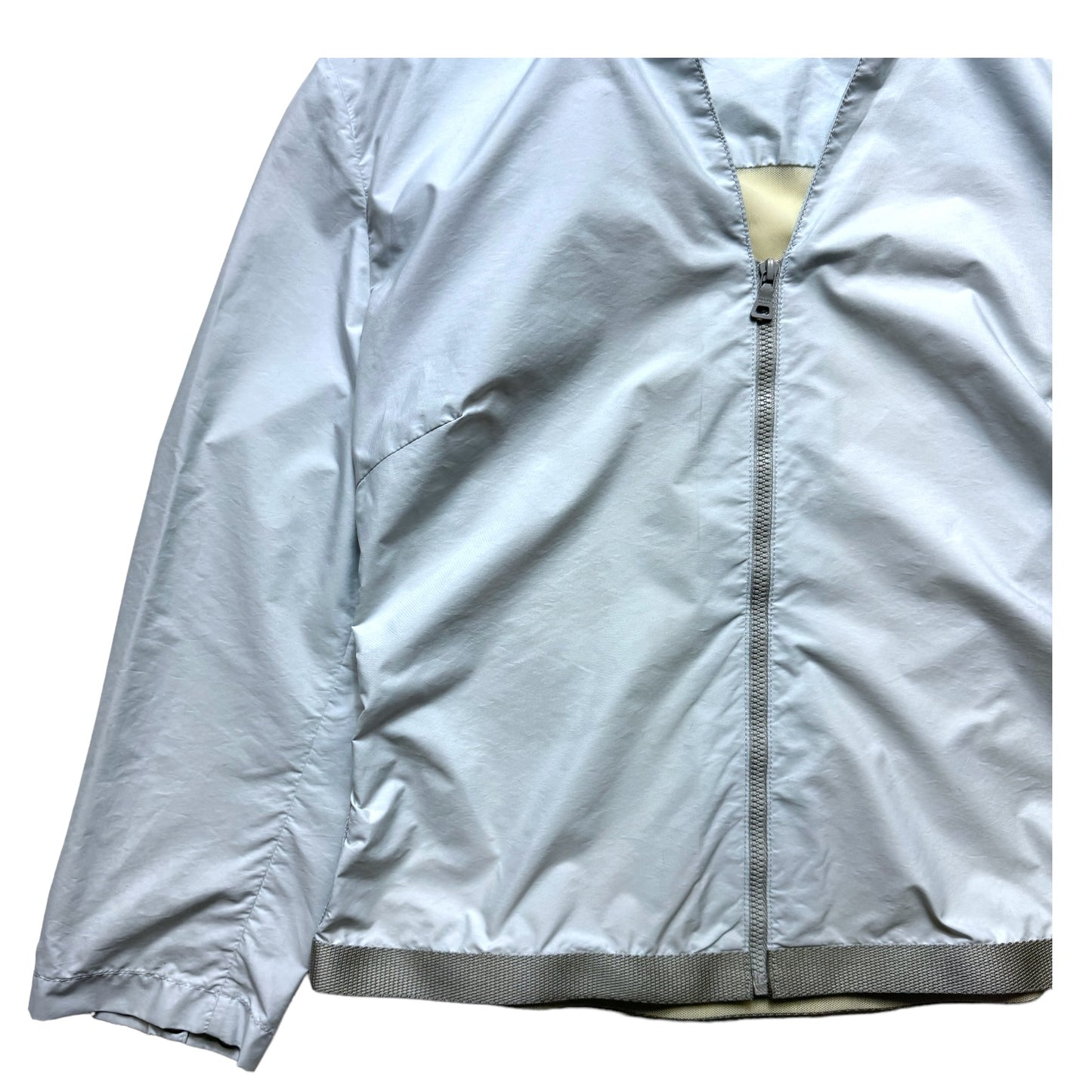 SS00' Prada Sport Mesh Back Panel Hooded Jacket