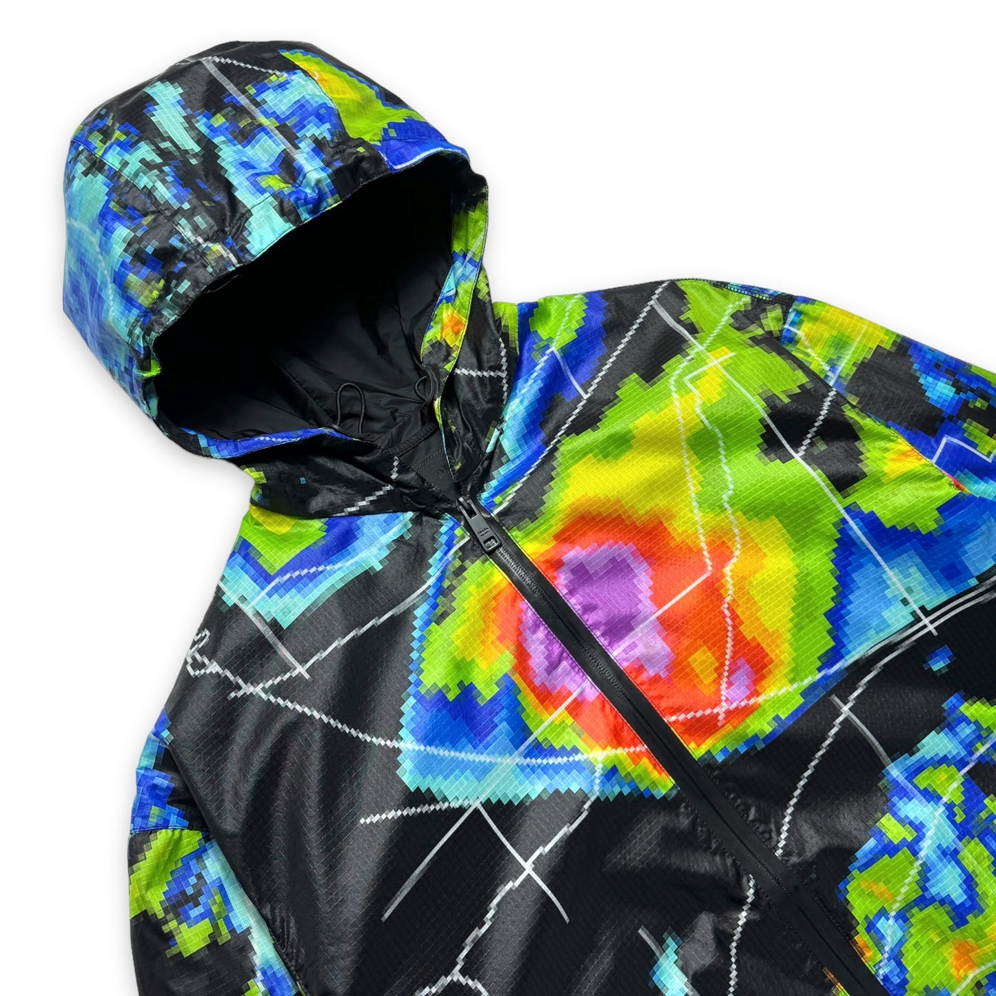 SS17' Prada Milano Heat Map Ripstop Jacket
