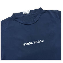 画像をギャラリービューアに読み込む, 1990&#39;s Stone Island Spellout Mesh Tee - Medium