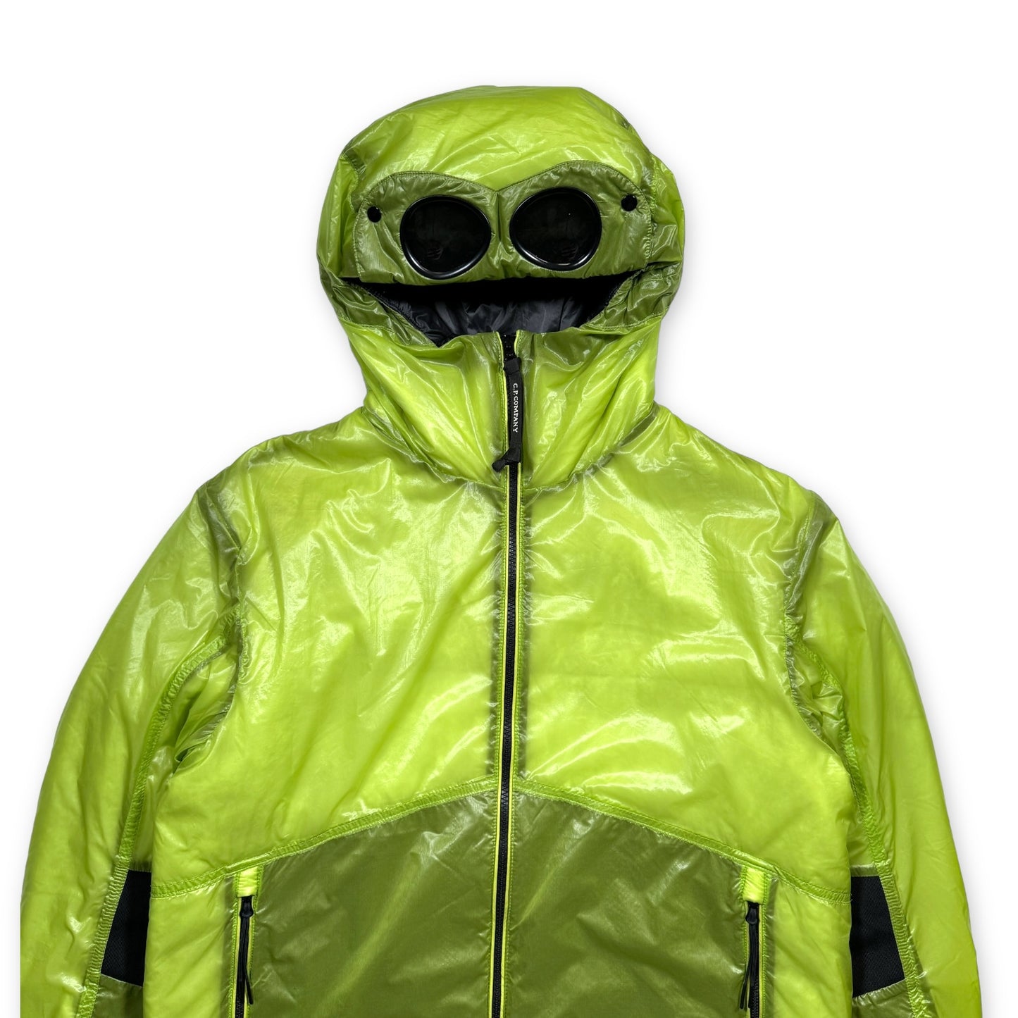 CP Company Lightweight Padded Volt Green Jacket - Medium / Large