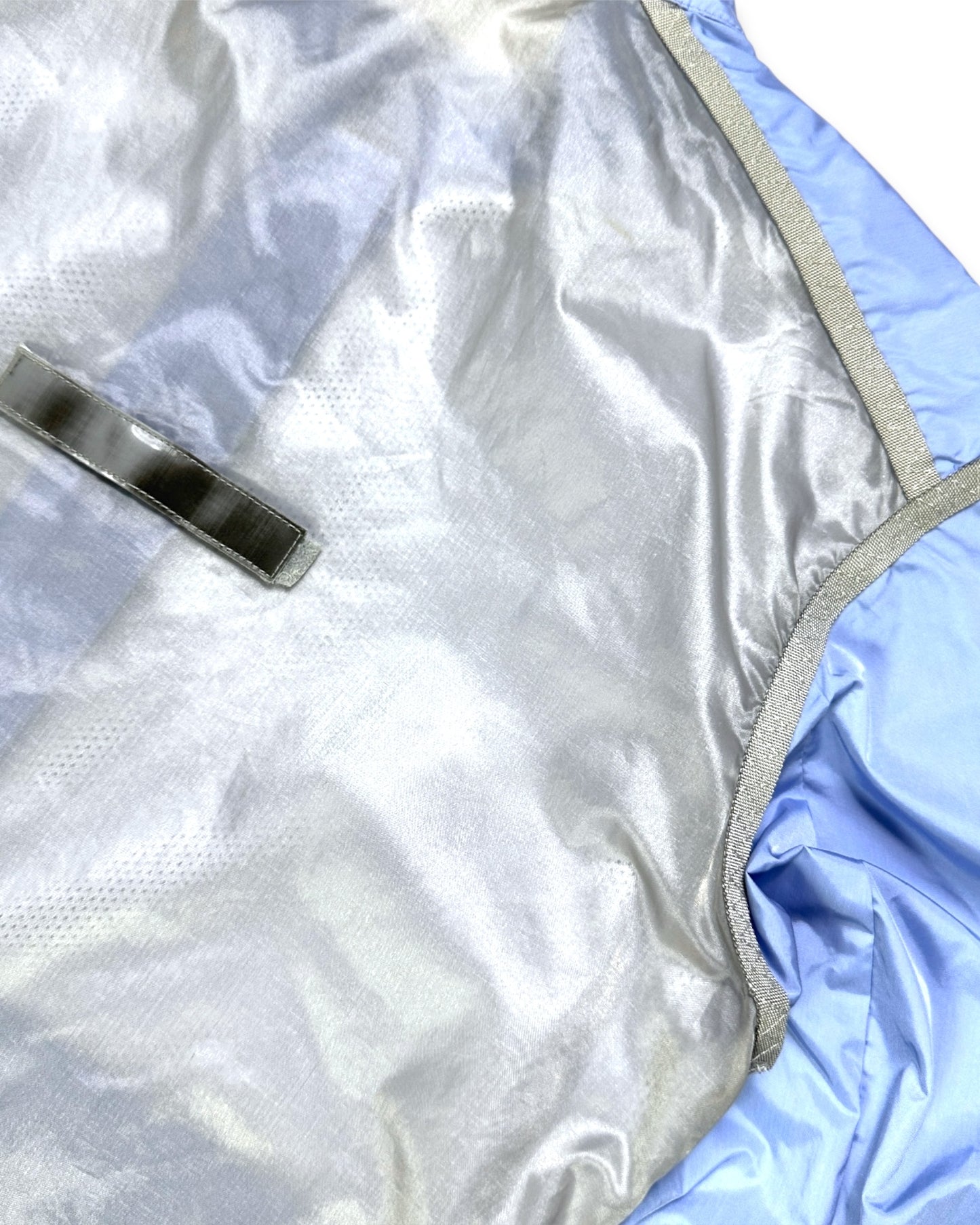 SS00’ Prada Sport Semi Transparent Back Baby Blue Jacket