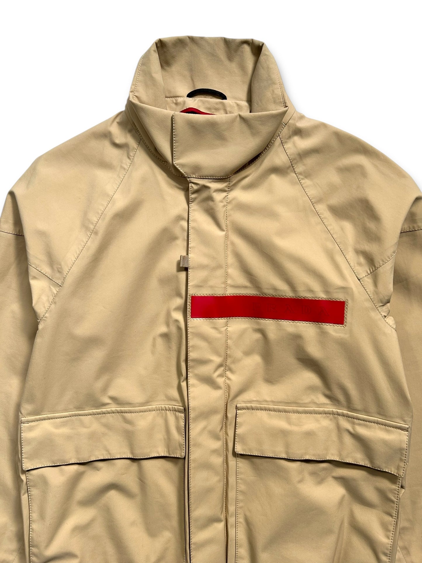 AW01' Prada Luna Rossa Beige Gore-Tex Sailing Jacket