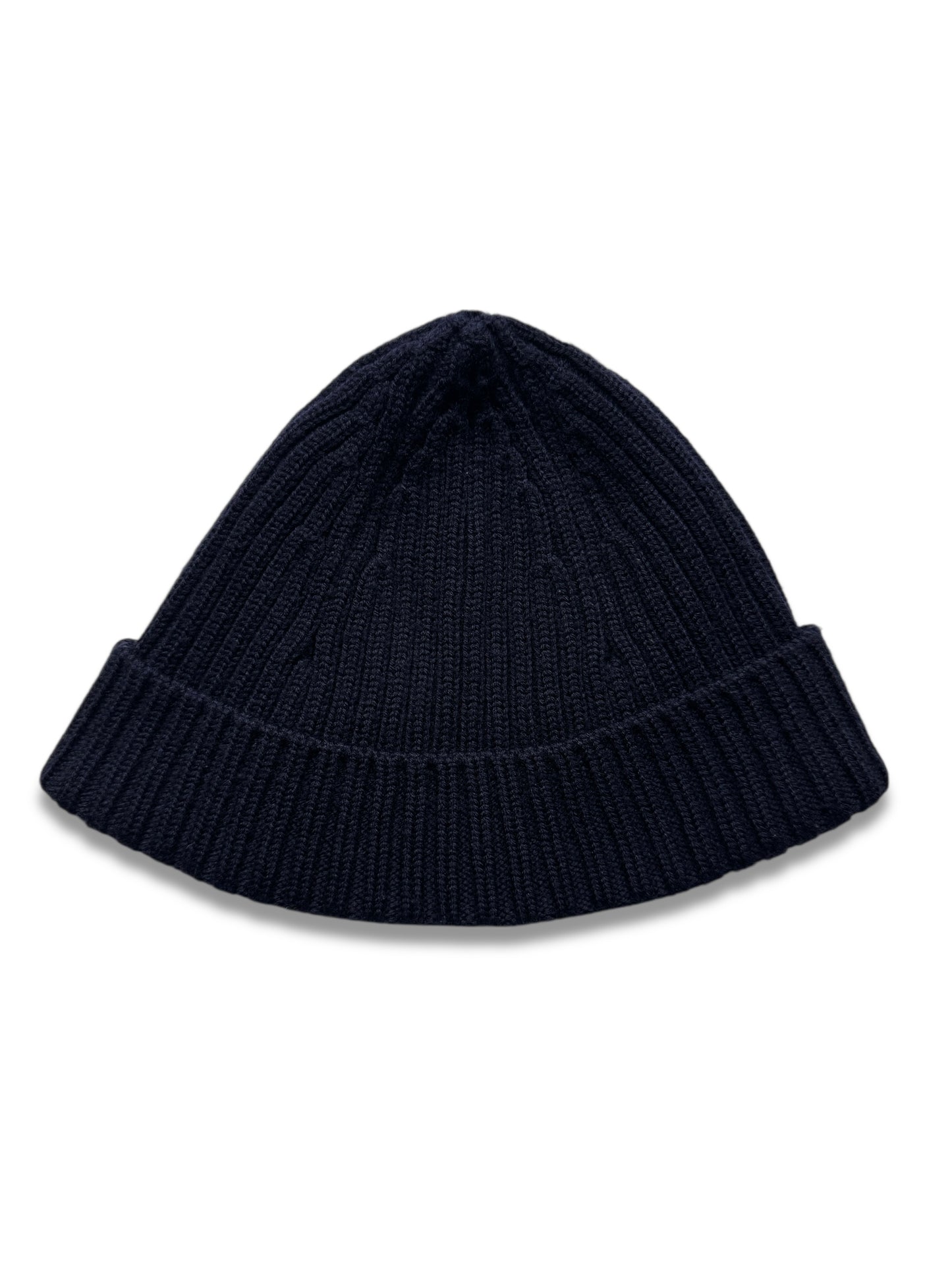 Prada Sport Ribbed Knit Navy Beanie
