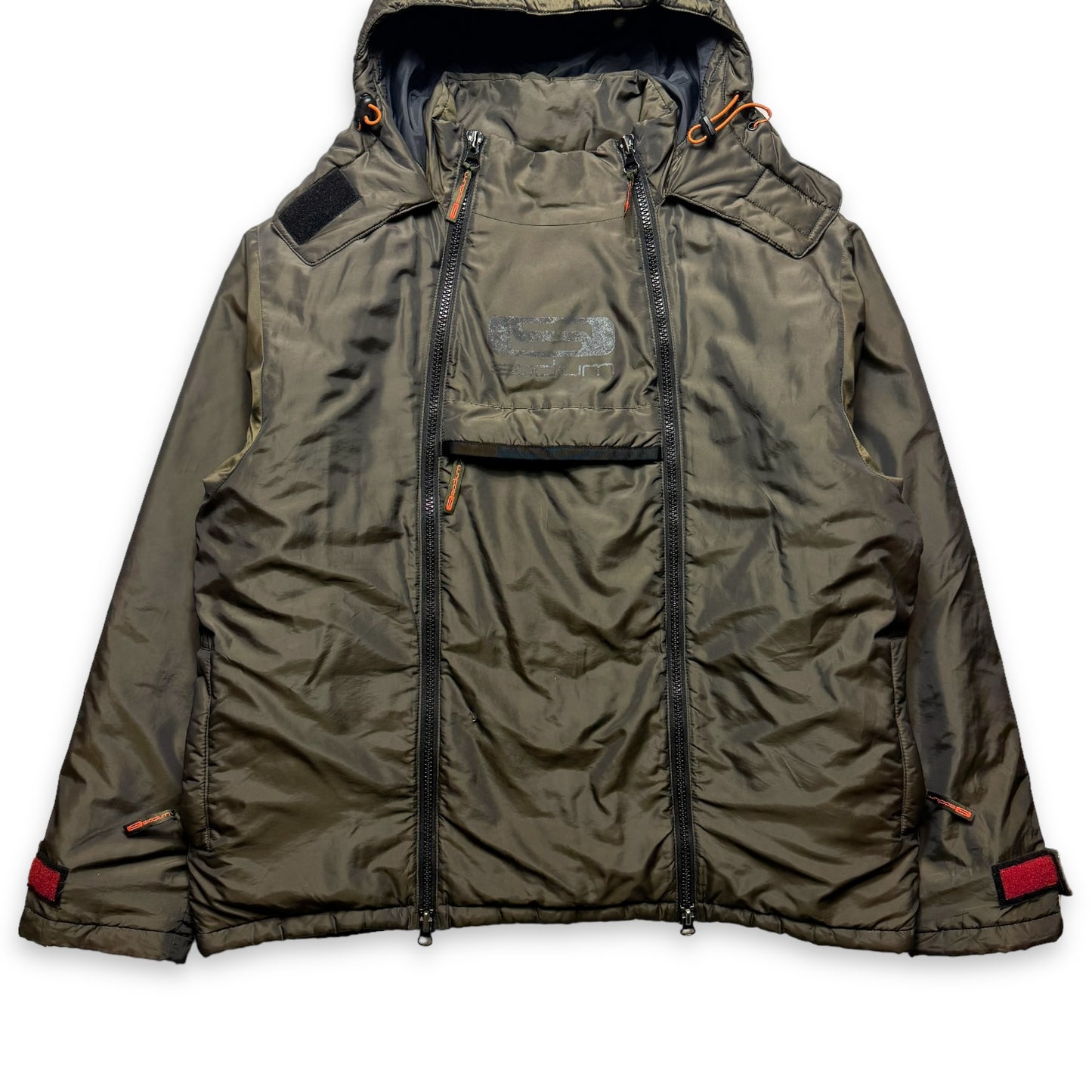 Sodium Front Dual Zip Stash Pocket Jacket