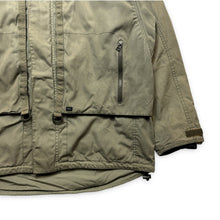 画像をギャラリービューアに読み込む, 00&#39;s Levi&#39;s Waxed Cotton Olive Stash Pocket Technical Jacket - Large / Extra Large