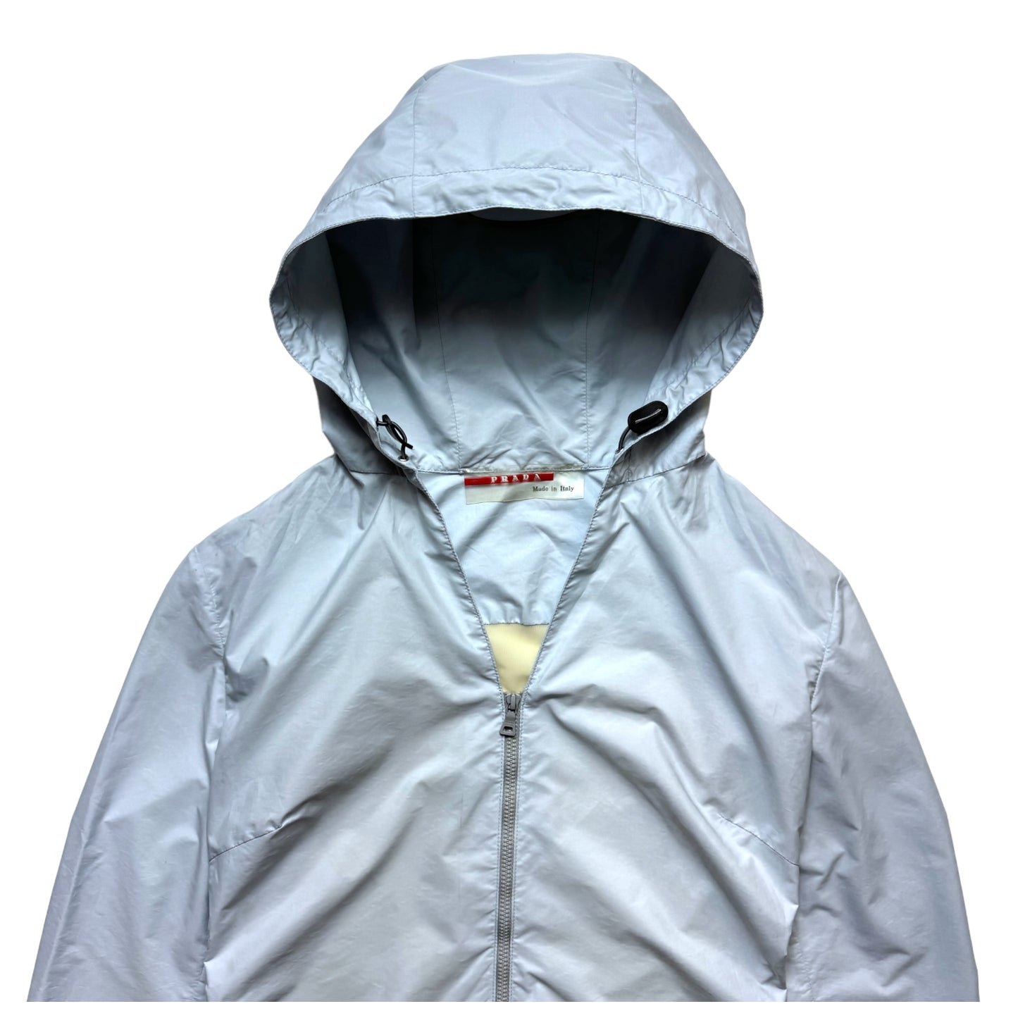 SS00' Prada Sport Mesh Back Panel Hooded Jacket