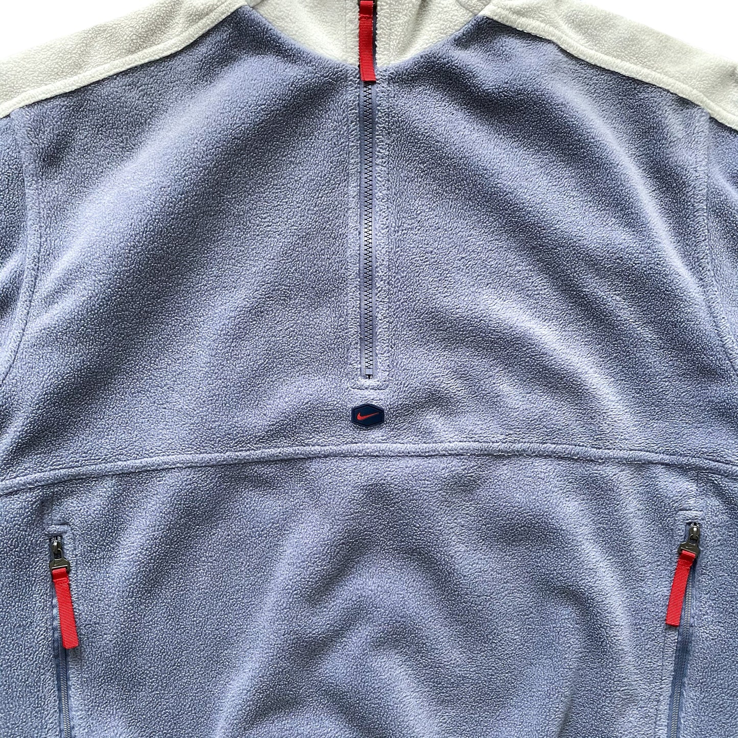 vintage Nike Hex Center Swoosh Imperméable/Fleece Réversible - Grand