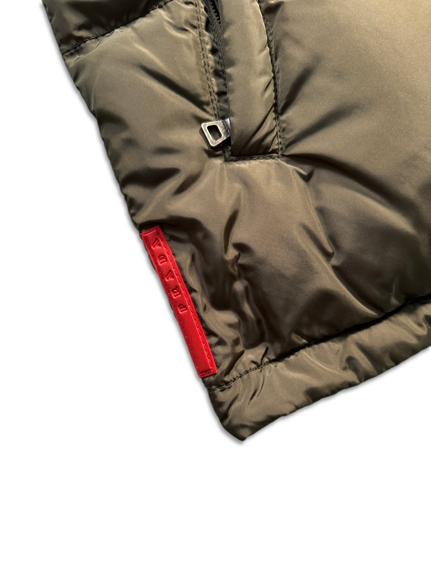 Early 2000’s Prada Sport Deep Khaki Padded Gilet