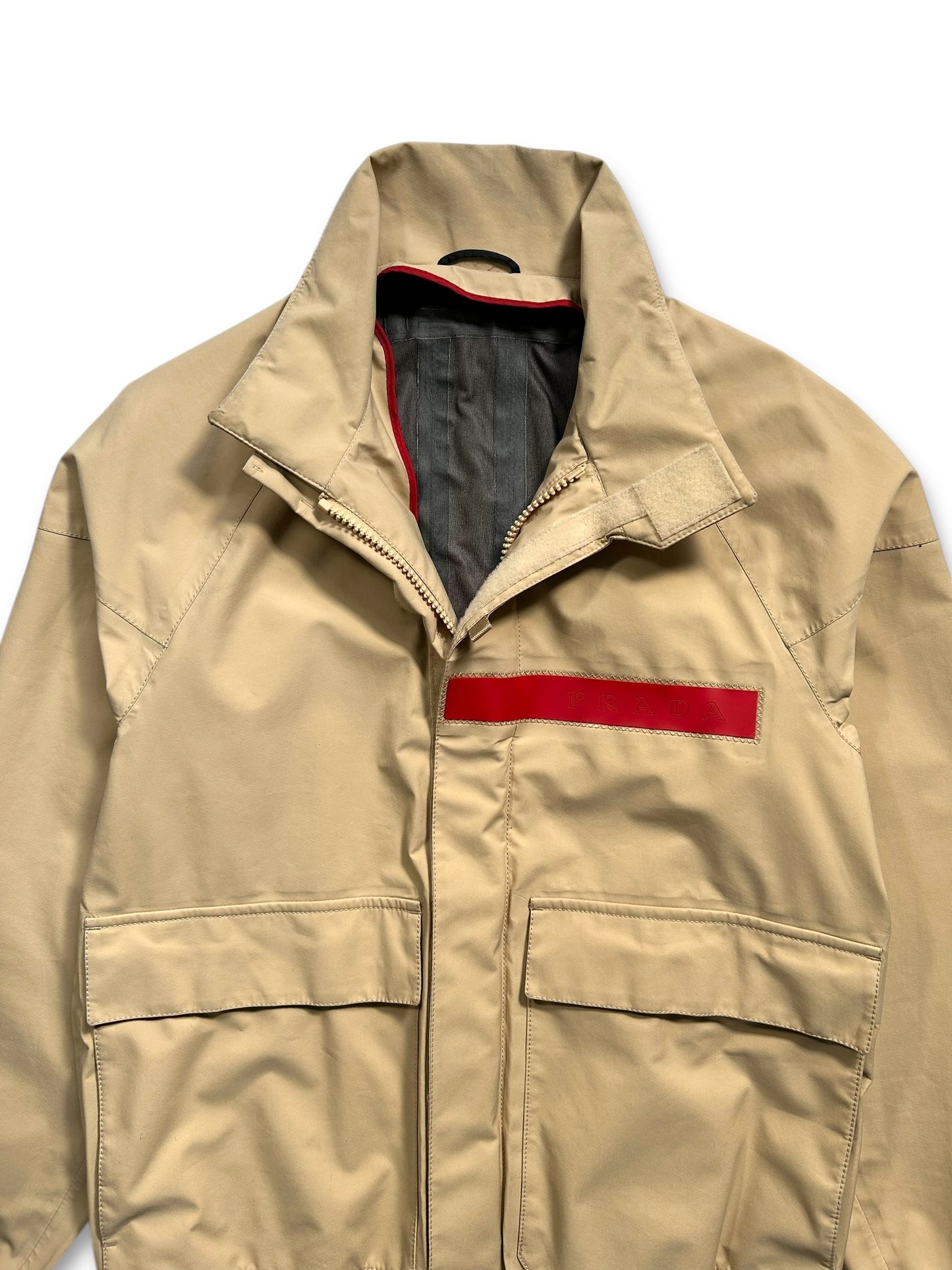 AW01' Prada Luna Rossa Beige Gore-Tex Sailing Jacket