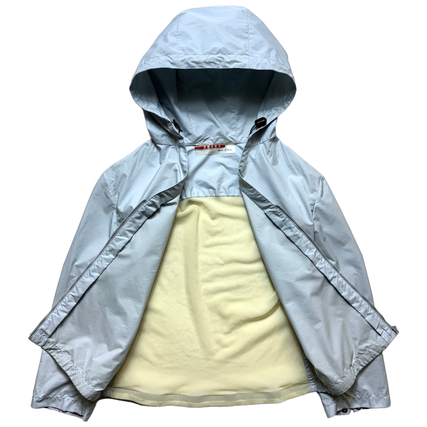 SS00' Prada Sport Mesh Back Panel Hooded Jacket