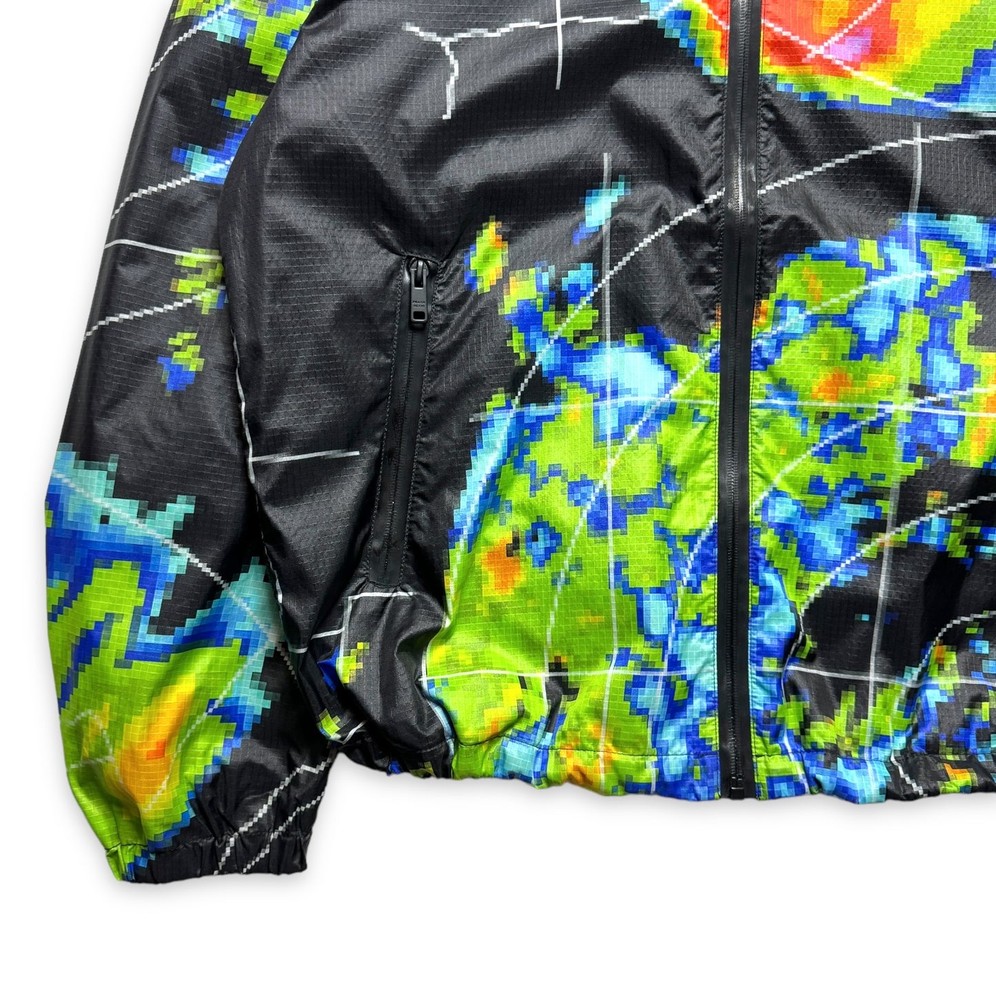 SS17' Prada Milano Heat Map Ripstop Jacket