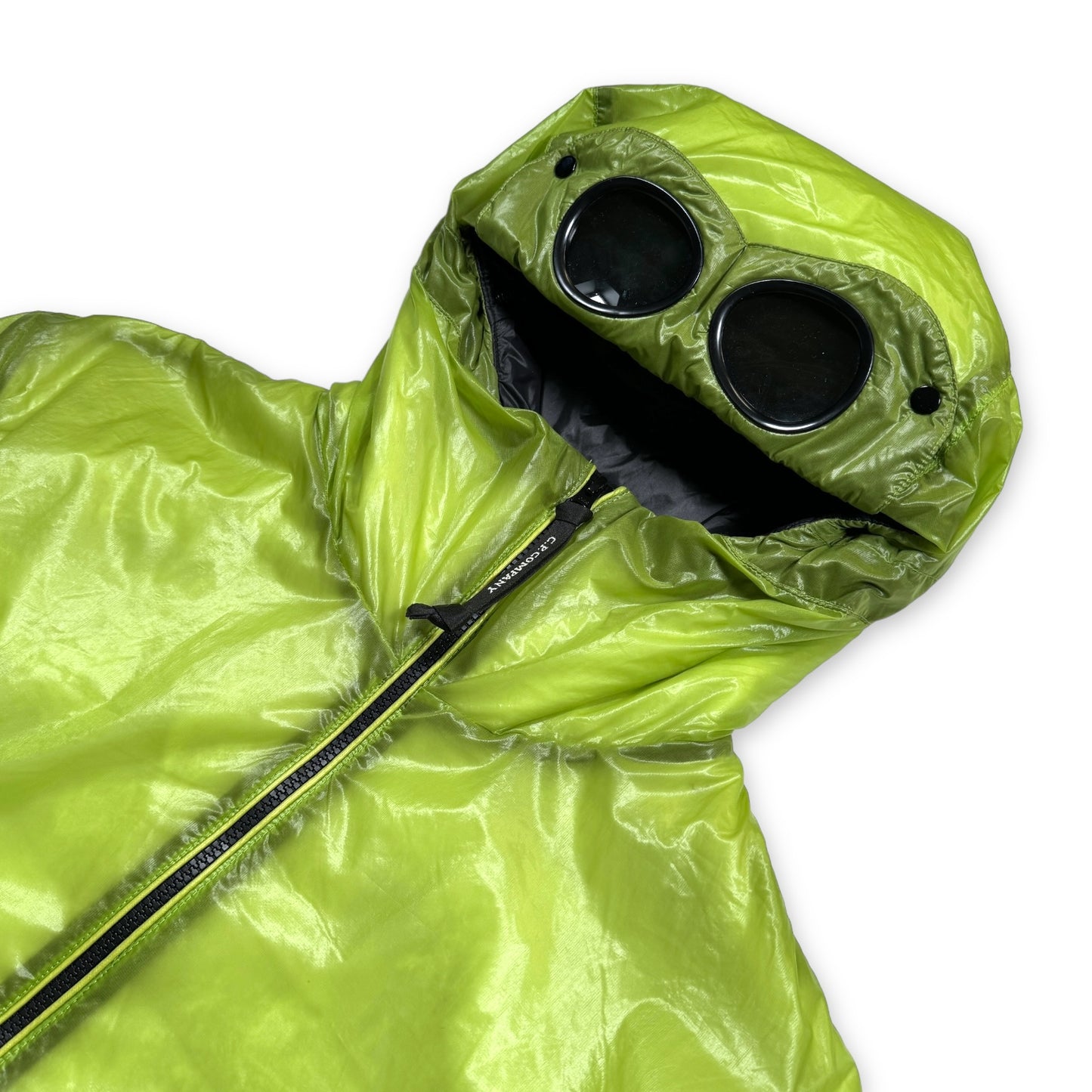 CP Company Lightweight Padded Volt Green Jacket - Medium / Large
