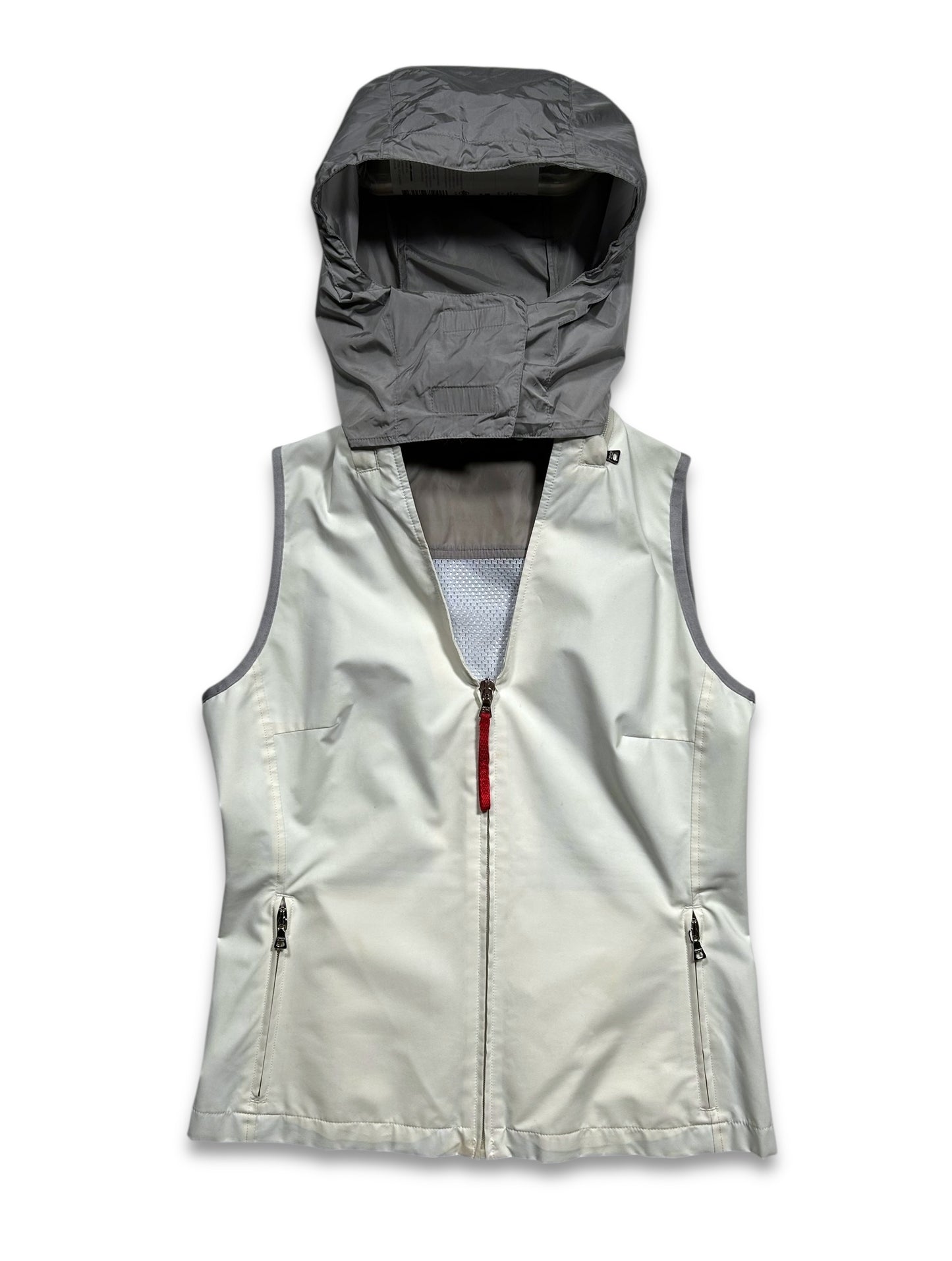 Prada Vest With Nylon Hood