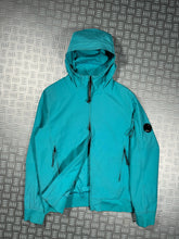 Load image into Gallery viewer, CP Company Marina Blue Soft Shell Goggle Jacket