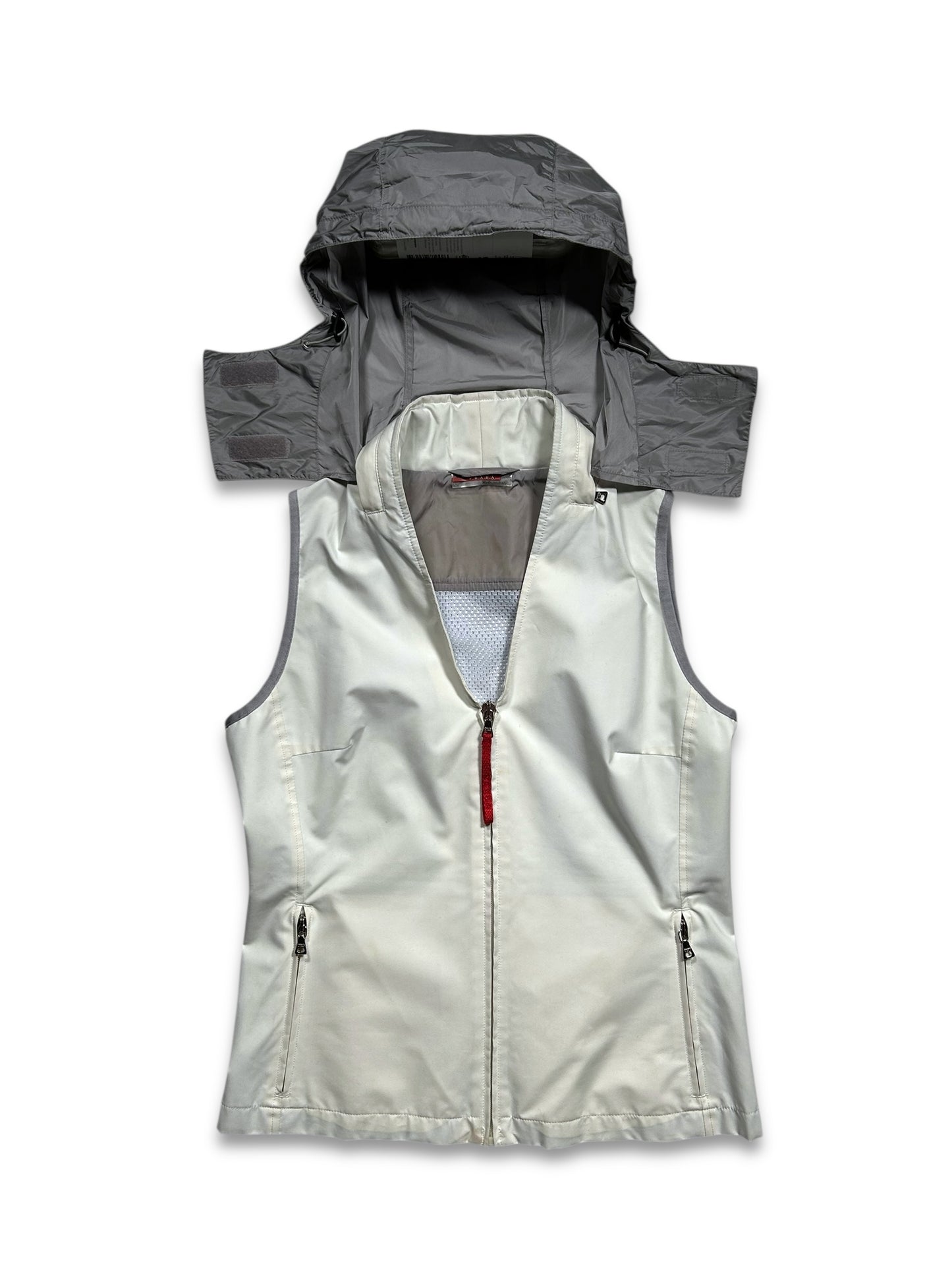 Prada Vest With Nylon Hood