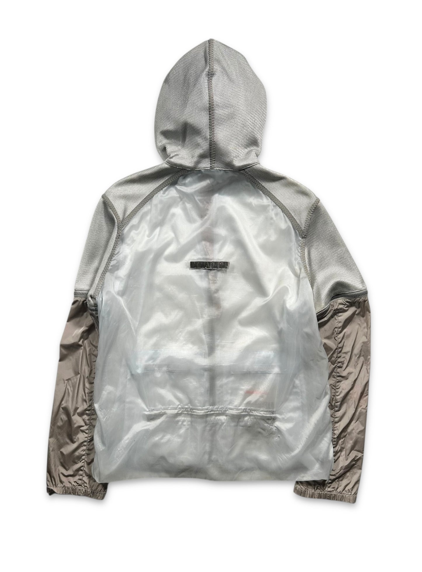SS00' Prada Sport Translucent Multi-Fabric Jacket