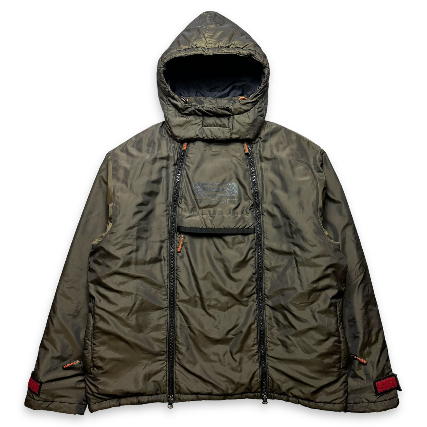 Sodium Front Dual Zip Stash Pocket Jacket