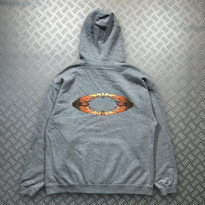 Early 2000's Oakley Grey Machine Hoodie - Large / Extra Large
