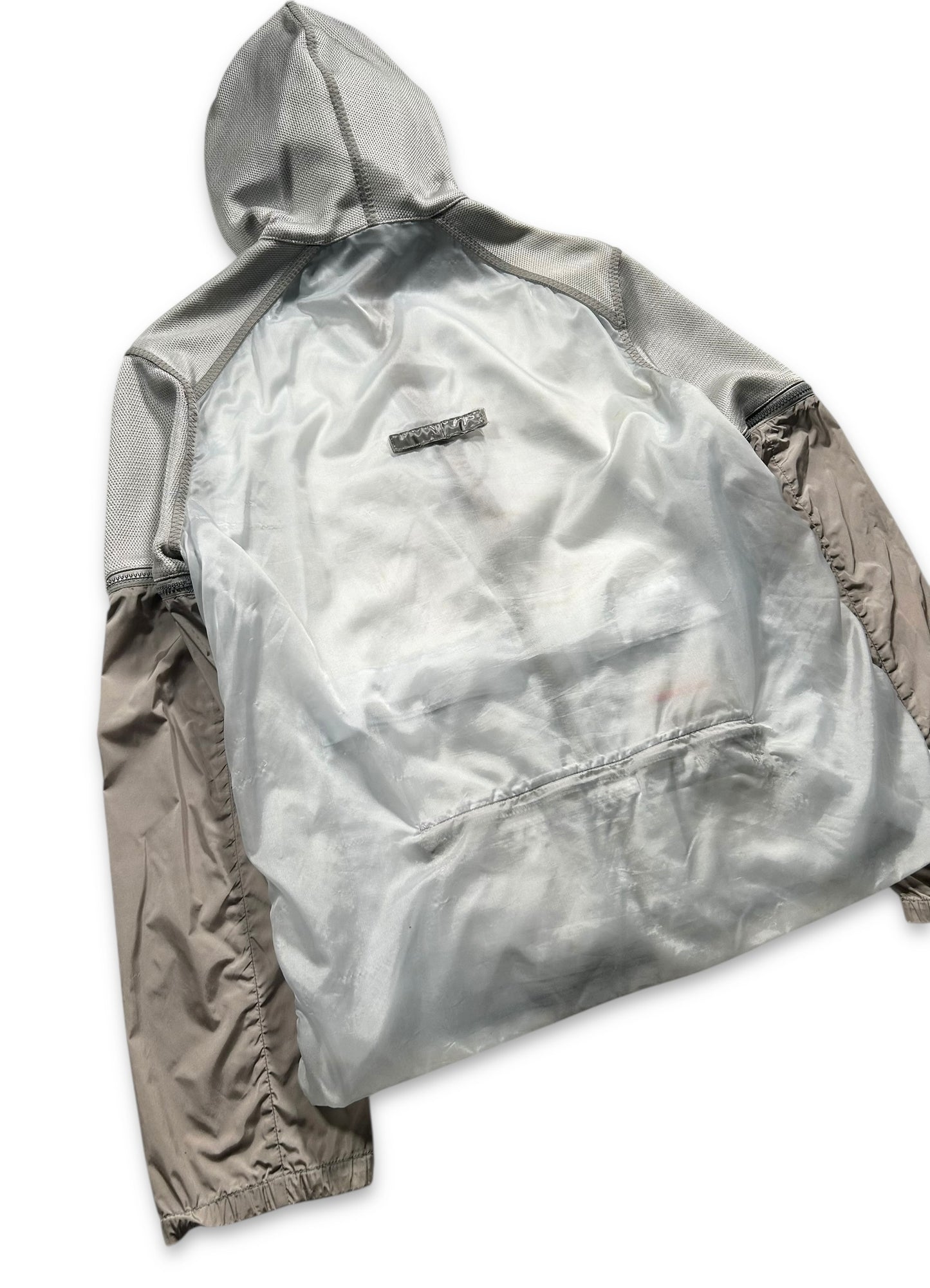 SS00' Prada Sport Translucent Multi-Fabric Jacket