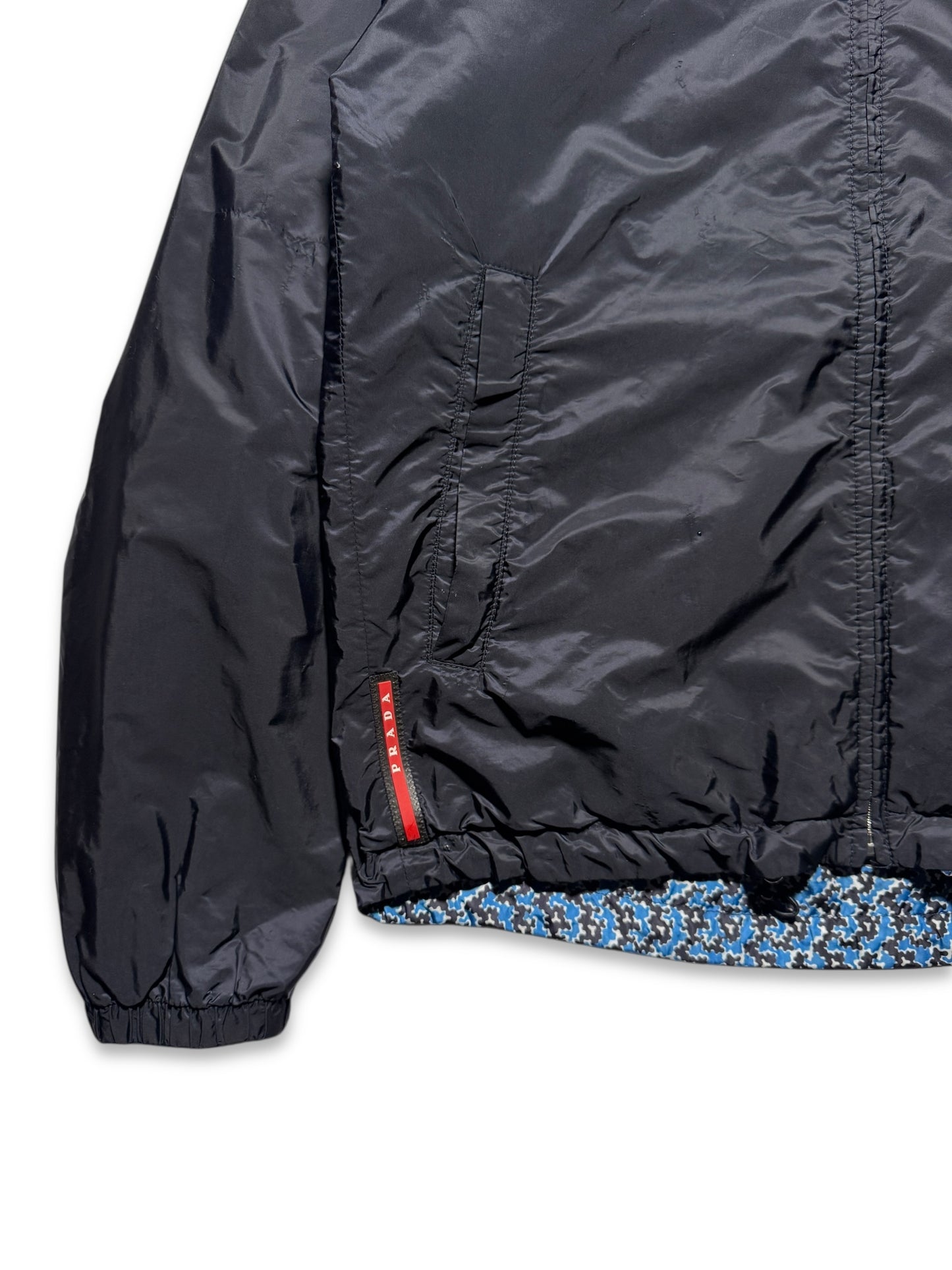 SS16' Prada Linea Rossa Reversible Nylon Hooded Jacket