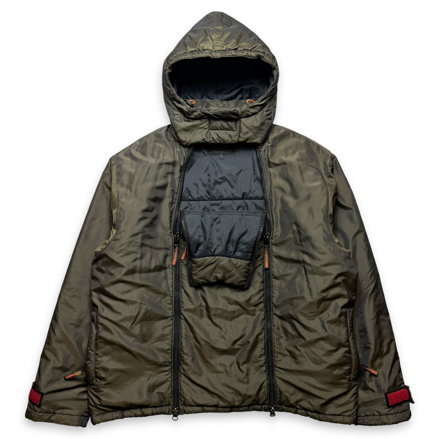 Sodium Front Dual Zip Stash Pocket Jacket