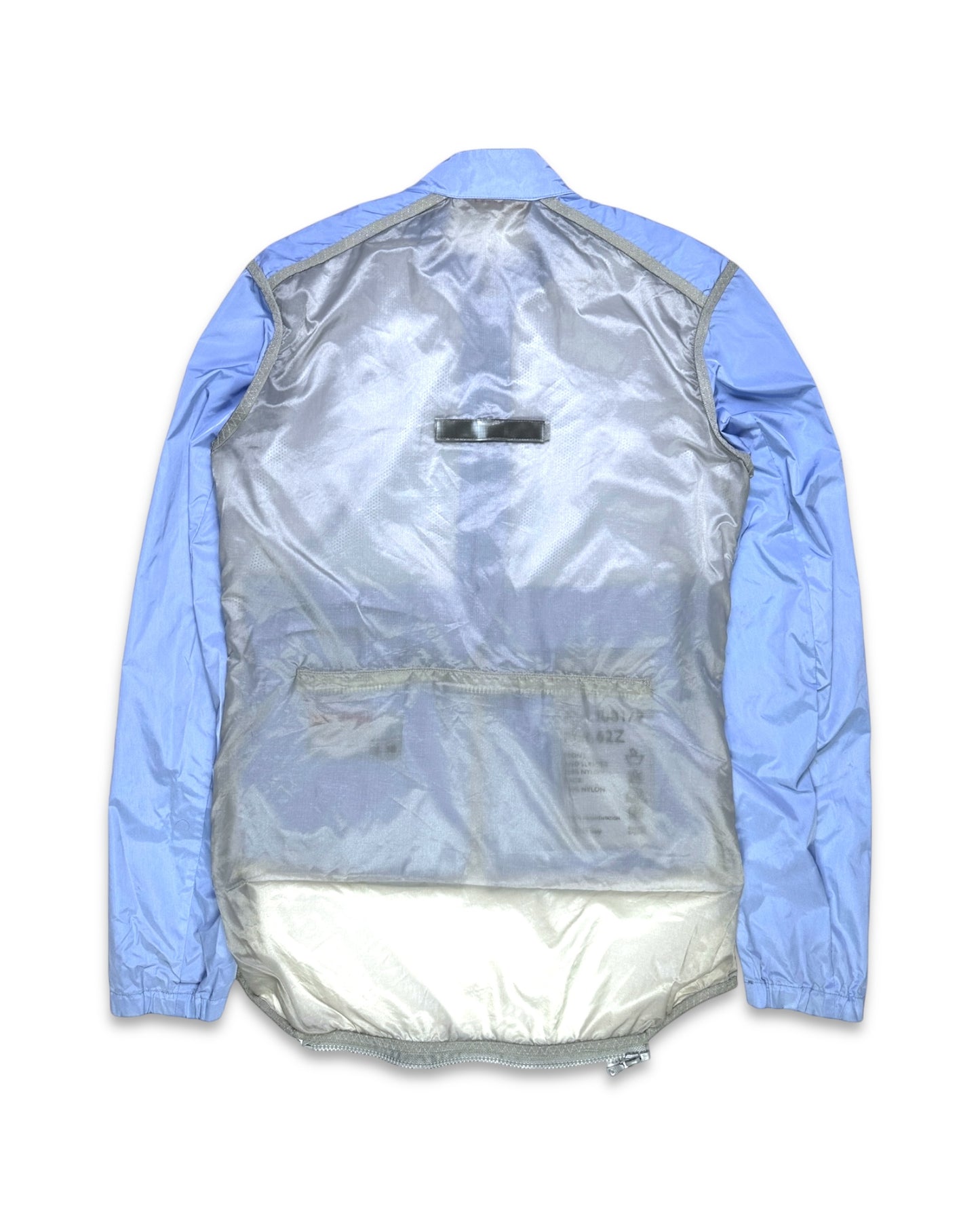 SS00’ Prada Sport Semi Transparent Back Baby Blue Jacket