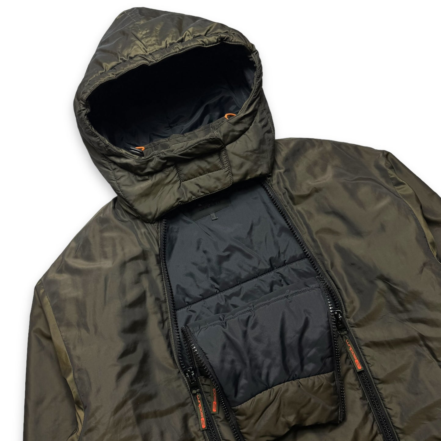 Sodium Front Dual Zip Stash Pocket Jacket