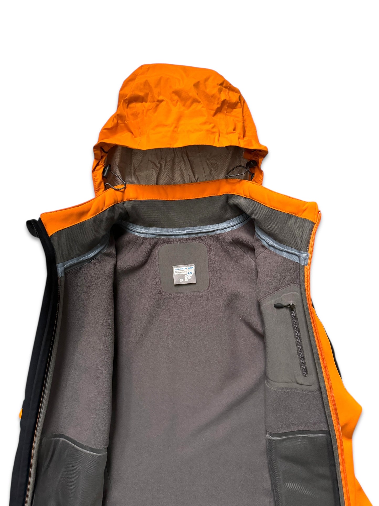 Early 2000’s Salomon Neoprene/Fleece ClimaPro Orange Jacket