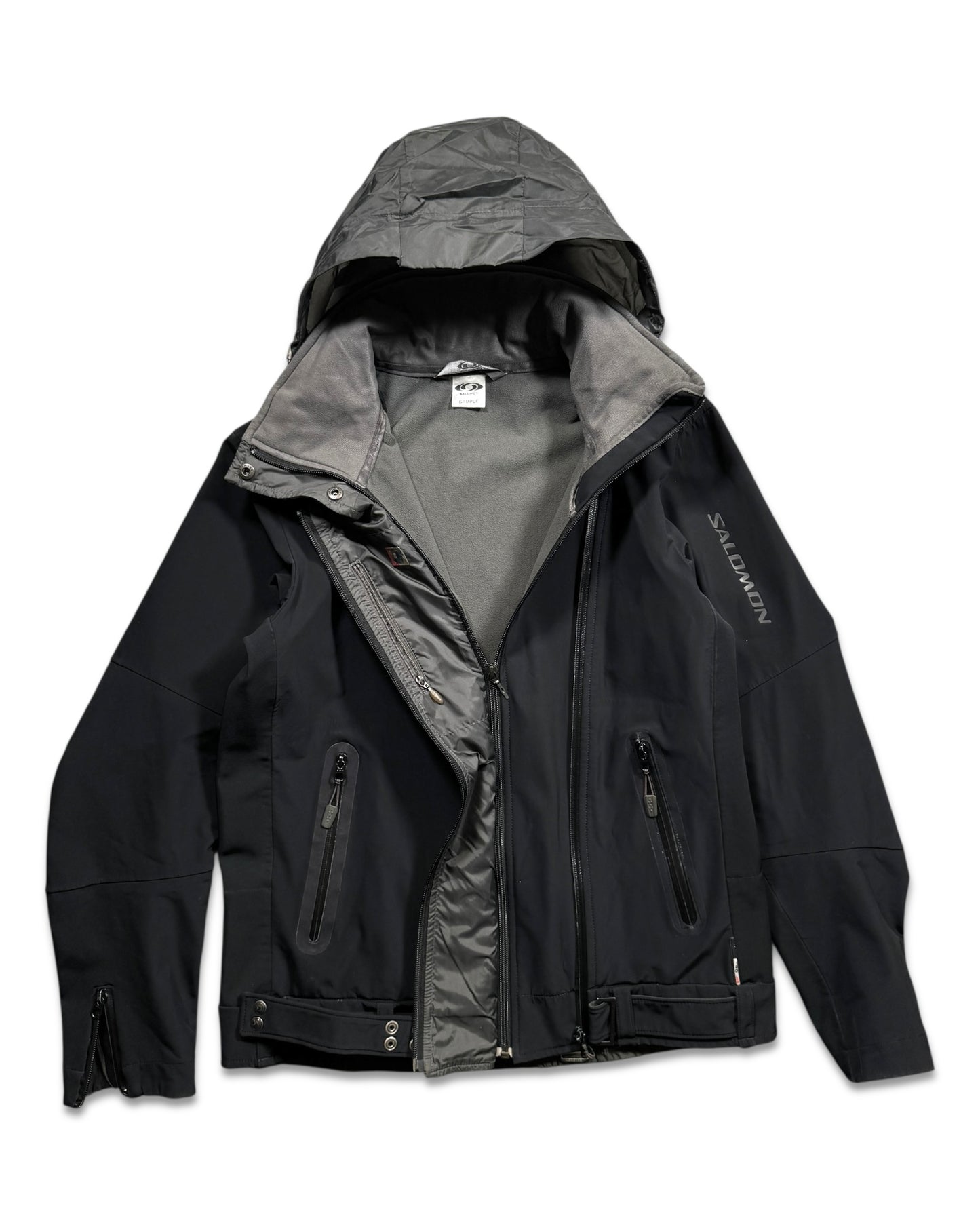 Salomon SAMPLE Sidewinder-Zip Technical Black Jacket
