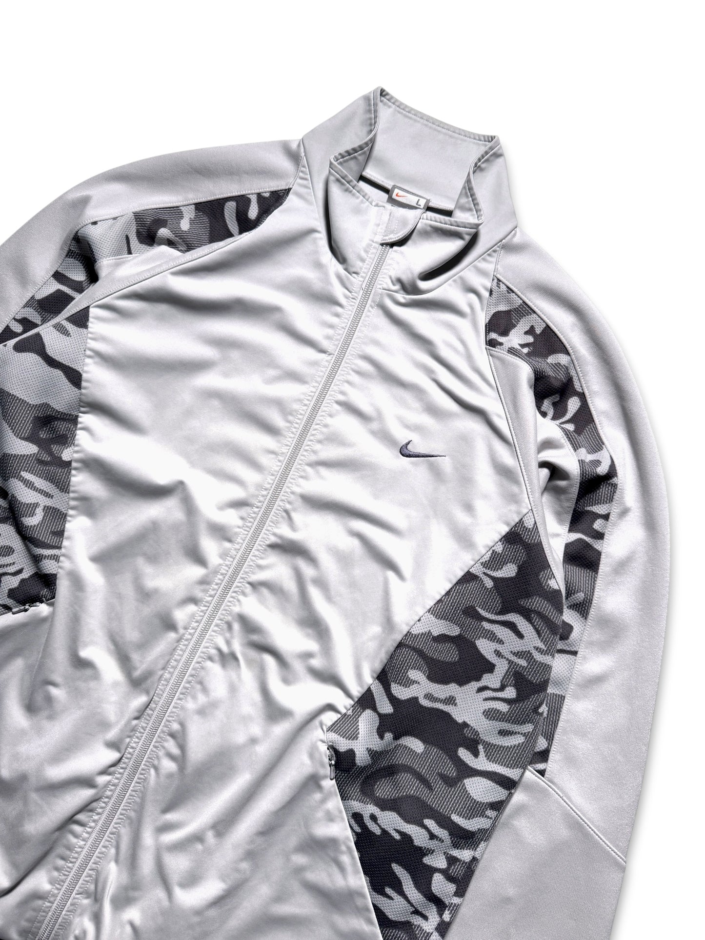 Early 2000's Nike Ice Camo Panelled Track Jacket