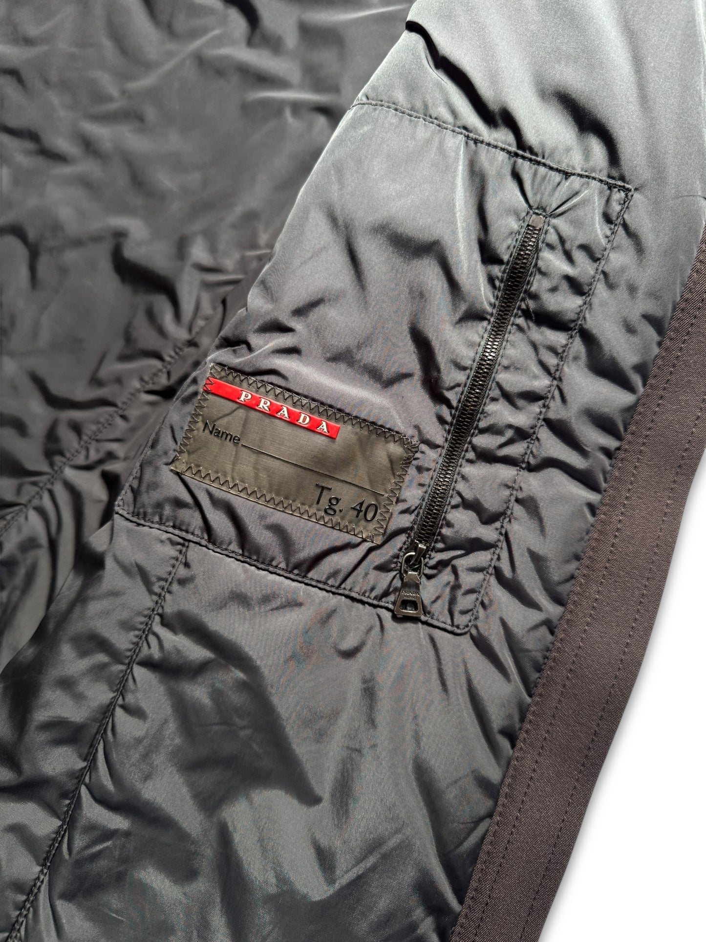 Prada Mainline Washed Brown Hooded Womens Jacket