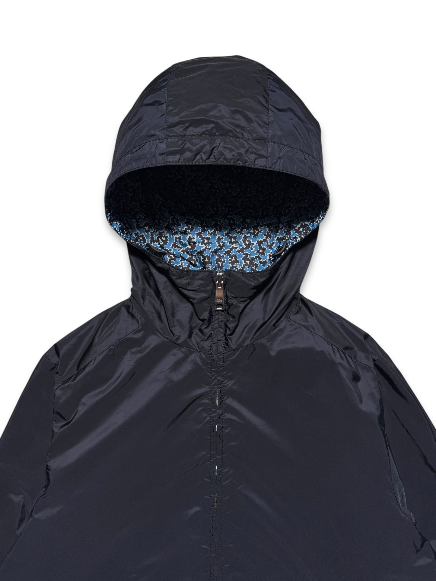 SS16' Prada Linea Rossa Reversible Nylon Hooded Jacket
