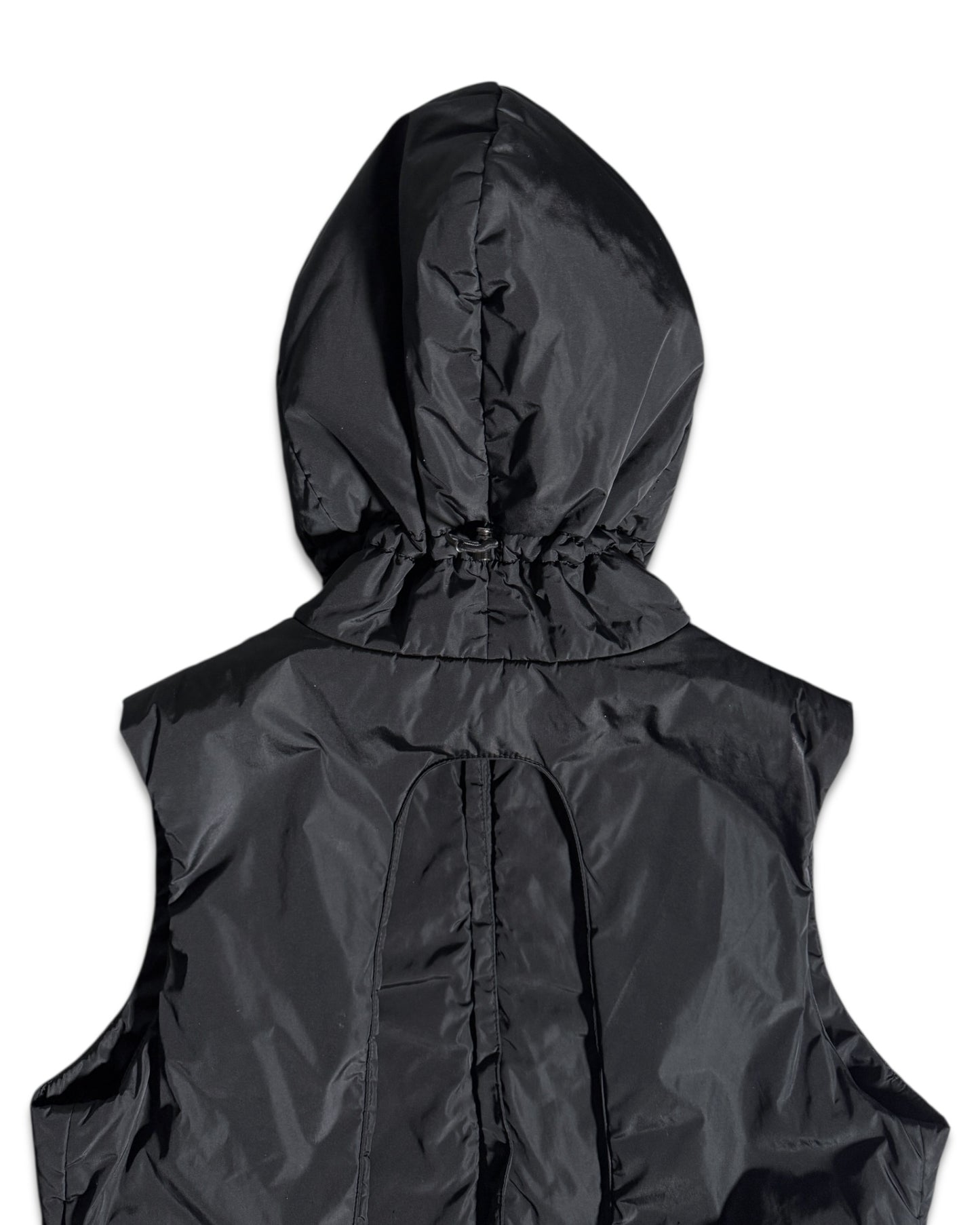 FW99' Prada Sport Packable Hooded Pullover Vest