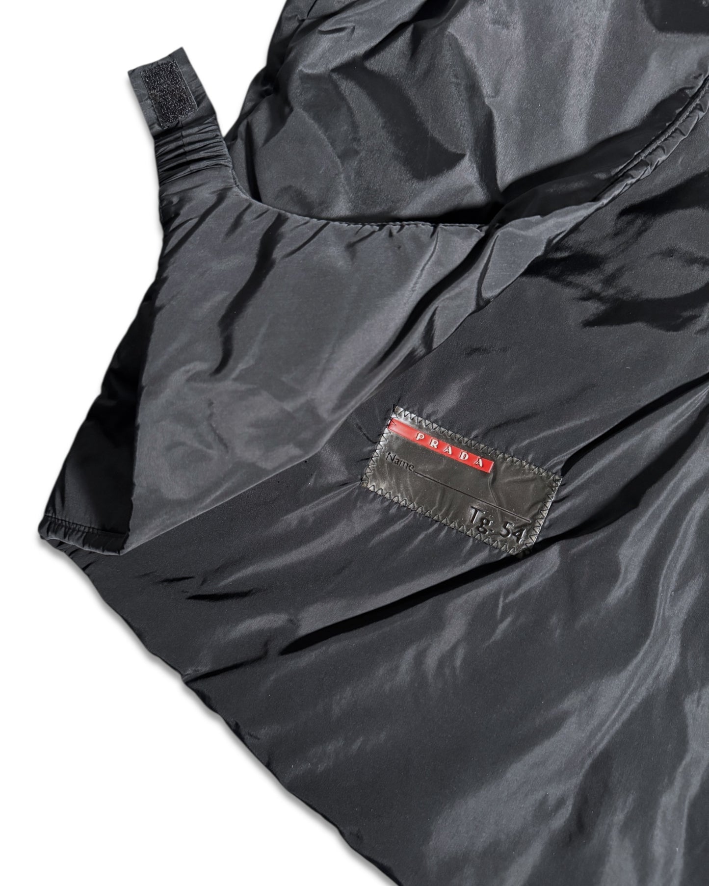 FW99' Prada Sport Packable Hooded Pullover Vest