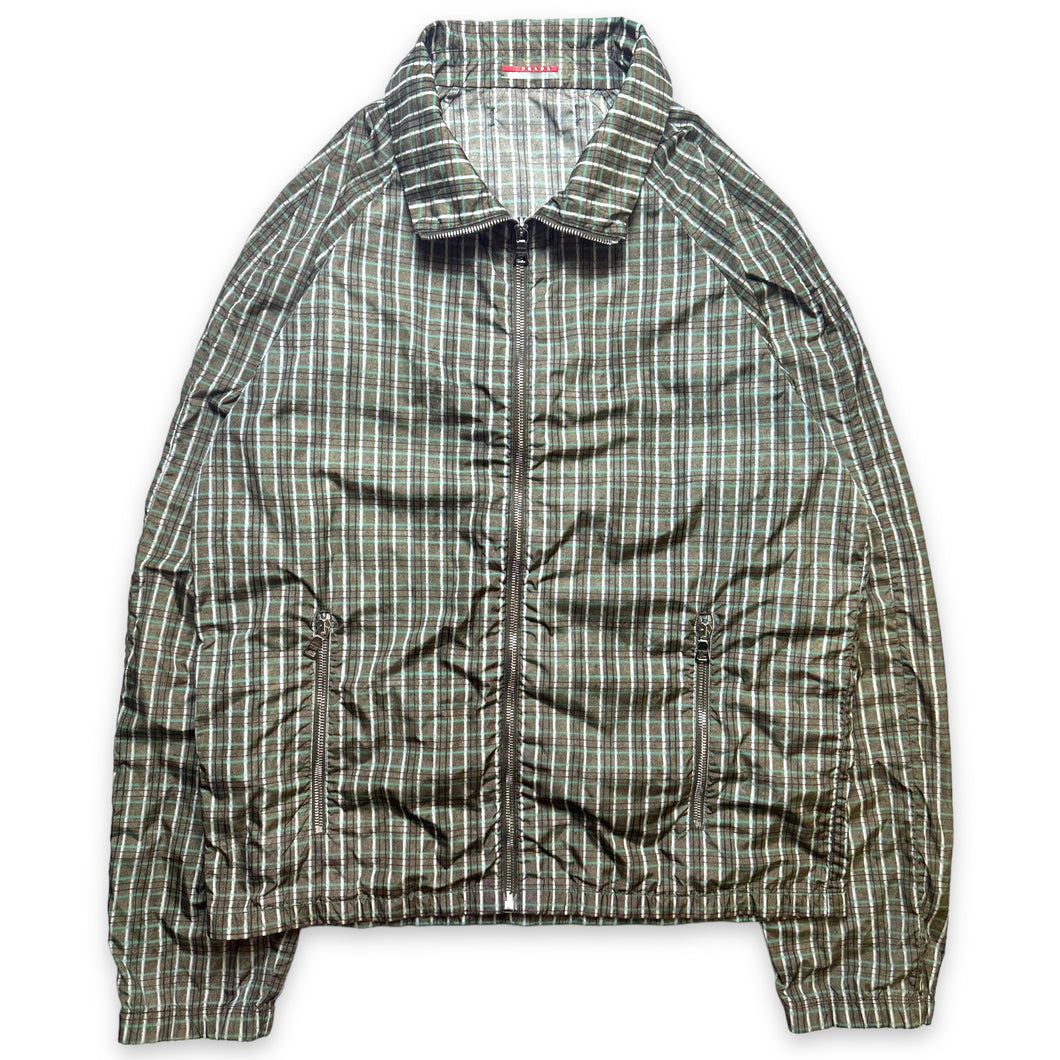 Prada Linea Rossa Nylon Checked Jacket - Medium