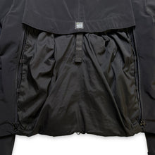 Load image into Gallery viewer, Early 2000’s Marithe + Francois Girbaud Jet Black 2in1 Jackpack