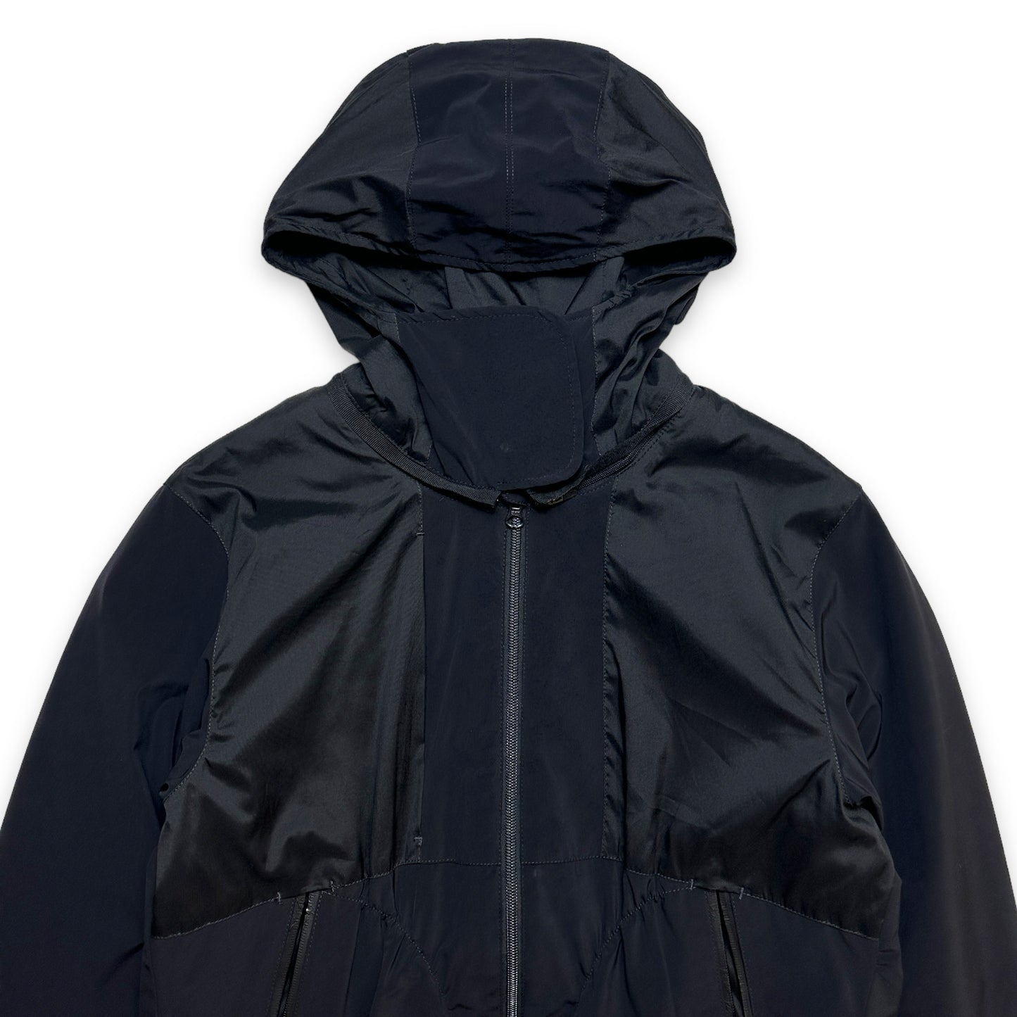 Early 2000’s Marithe + Francois Girbaud Jet Black 2in1 Jackpack