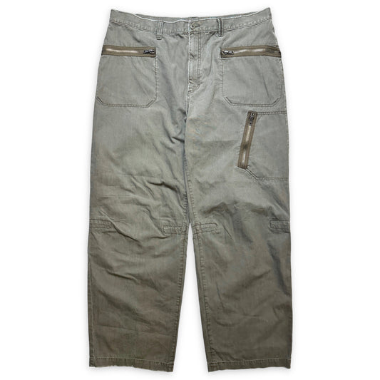 Pantalon cargo DKNY Exposed Zip du début des années 00 - Taille 38-40 »