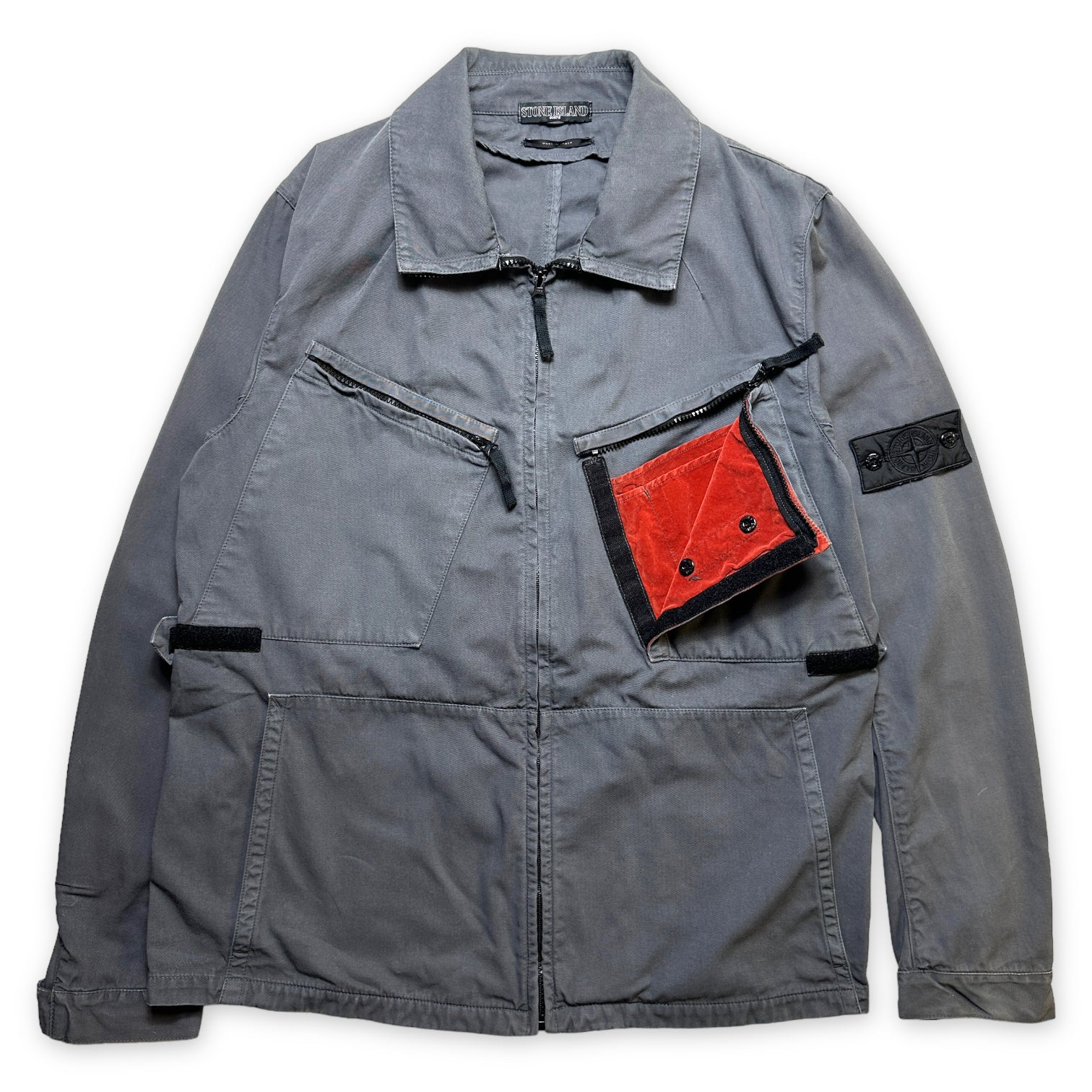 Stone island hotsell mesh badge