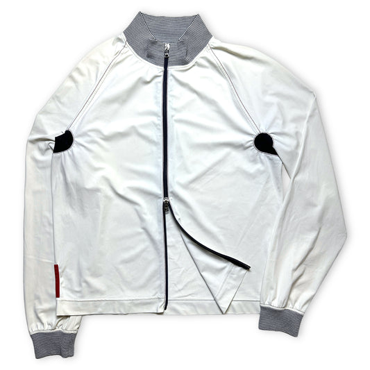 Haut de survêtement Prada Sport Mini Stripe du début des années 2000 - Moyen
